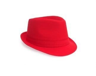 Dress Up Fedora Hat Red