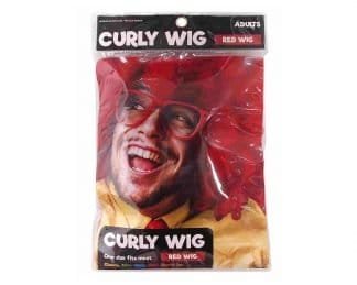 Dress Up Curly Wig Red