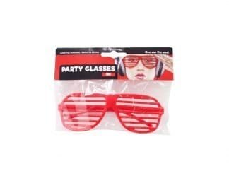 Dress Up Novelty Glasses Red