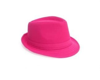 Dress Up Fedora Hat Pink