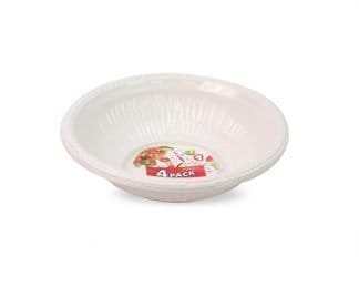 Party Bowl 23Cm Wht 4Pk