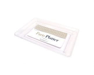 Platter Rectangular Clear 36X24Cm