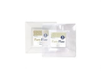 Party Square Plate 27Cm 3Pk