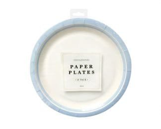 Party Plates 23Cm Blue 10Pk